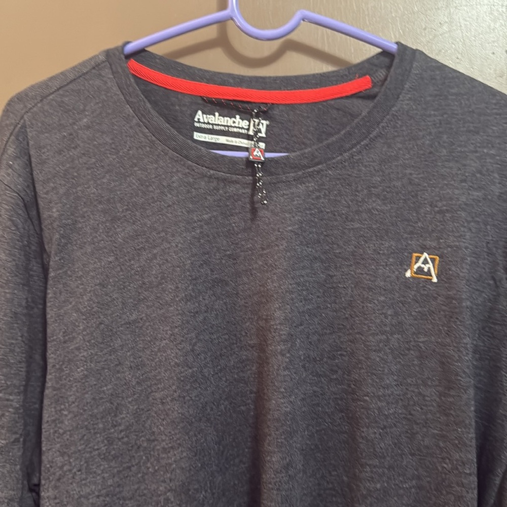 Avalanche Outdoor Supply Co Men's Relaxed Fit Sweatshirt, Gray, Size XL - Picture 3 of 5